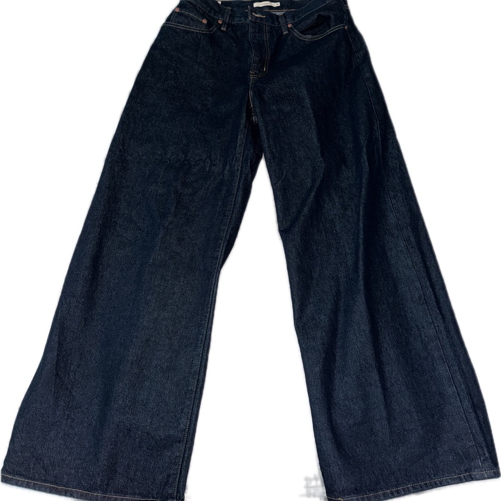 Levi's Dark Indigo Wide-Leg Jeans